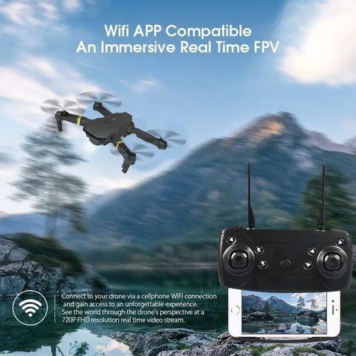 Dron E58 Incluye Una Cámara 4k Y Tres Baterías