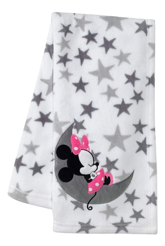 Manta De Bebé Disney Baby Minnie Mouse Fleece, Gris  B...