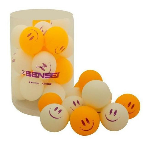 Imagen 1 de 2 de Tubo De Pelota De Ping Pong 2 Star Sebsei Con Dibujo X24