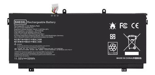 Batería Para Hp Envy 13-ab001 13-ab099 Spectre 13-ab Sh03xl