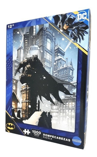 Rompecabezas Batman Sobre Edificios 1000 Piezas - Vulcanita