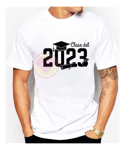 Camiseta Con Año De Graduacion Y Felicitación M12
