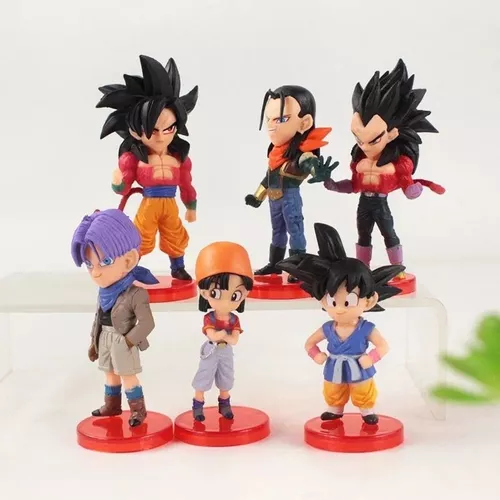 Kit 6 Bonecos Dragon Ball GT - Edição Limitada