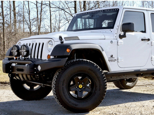 Defensa Delantera Jeep Jk 2007-2018 C/base Winch Estilo Aev