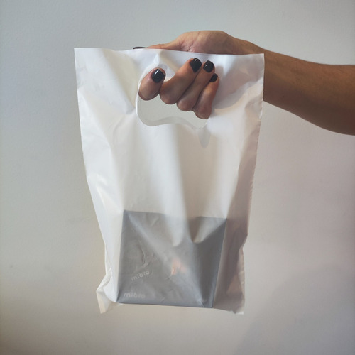 Bolsa de plástico con boca hueca, paquete de 2 kg