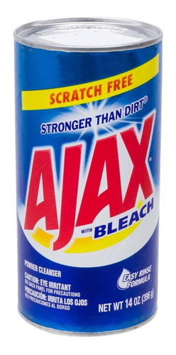 Limpiador En Polvo Ajax Original Libre Rayas Blanqueador