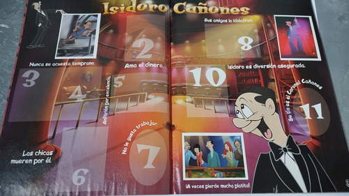 Álbum De Figuritas Isidoro Cañones Pelicula Cartoon Network (Usado)