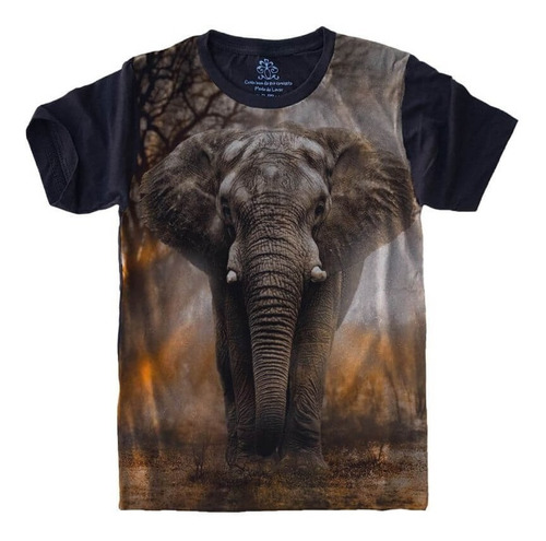 Camiseta Infantil Bebe Elefante Elephant  S-469