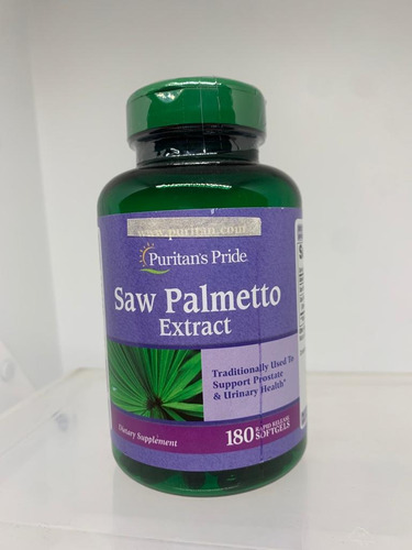 Saw Palmetto Extract - 180 Uds Puritan's Pride