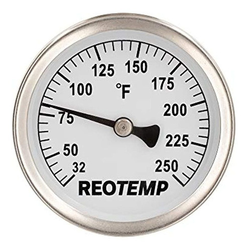 Reotemp Termómetro De Agua Caliente Con Abrazadera De Tubo S