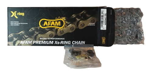 Cadena De Arrastre Afam 525 X 120 Gris Xs-ring Hasta 900cc