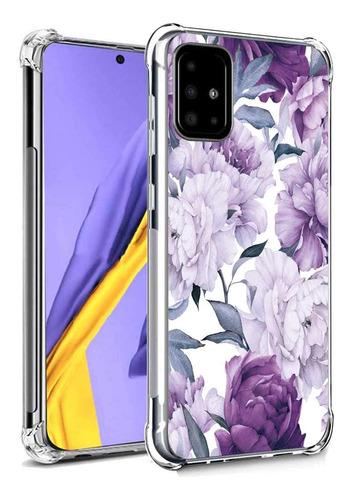 Funda Para Galaxy A51 Leychan Purple Flower