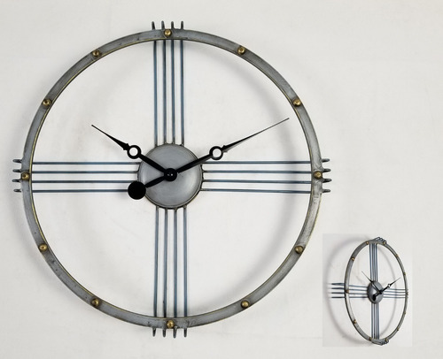 Reloj De Pared Moderno Metal Decorativa Campoamor Deco