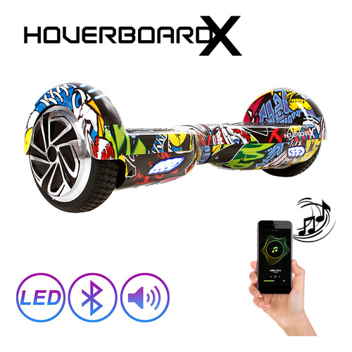 Hoverboard Infantil Skate Elétrico Scooter Hip Hop Colorido