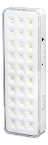 10 Luminária De Emergência 30 Led Bivolt 100 Lúmens