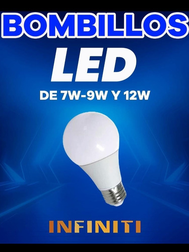 Bombillos Led 7w, 9w Y 12w