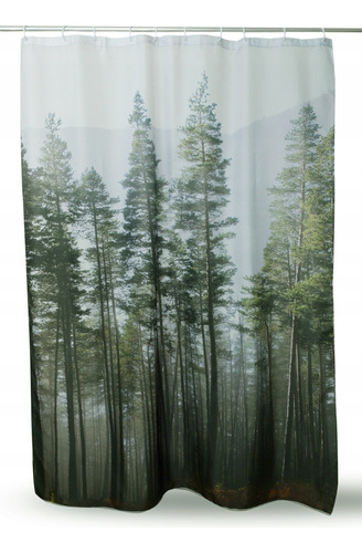 Misty Forest Cortina De Ducha Decoración De Baño Regalo