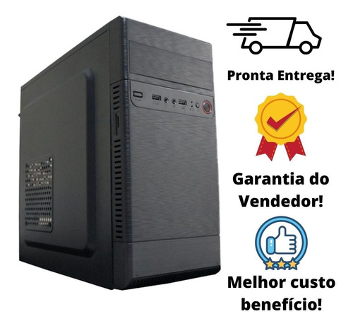 Imagem 2 de 3 de Computador Cpu Pc Torre I7 4gb Ssd 240 Gb Mbh61 1155