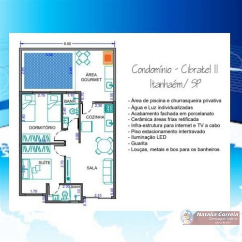 Imagem 21 de 23 de Casa Nova Em Condominio Fechado - Ita3592