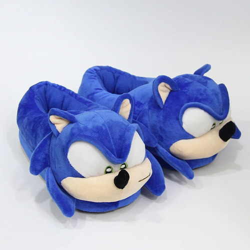 Pantufla Infantil Animada De Personaje Sonic Talla Única 