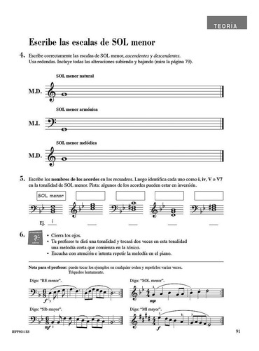 Piano Adventures: Lecciones Y Teoría, Libro 1 De 2, Nivel 6.