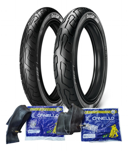 Par Pneu 60/100 Aro17 E 80/100 Aro14 C100 Biz / Biz 125 /pop