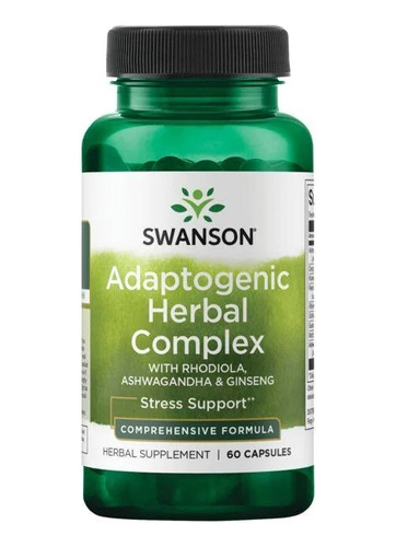 Adaptogenic Herbal Complex 60 Capsulas Swanson