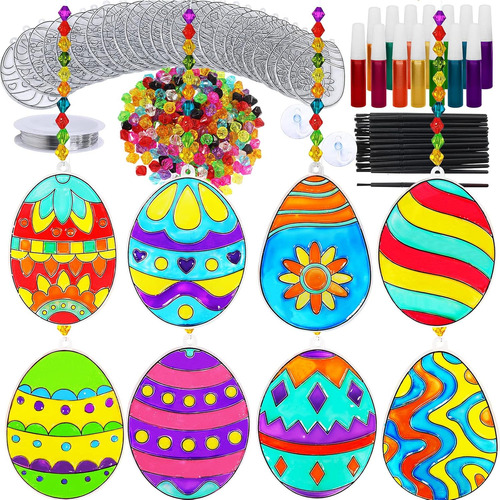 24 Juegos De Huevos De Pascua Atrapasueños Adornos Decoració