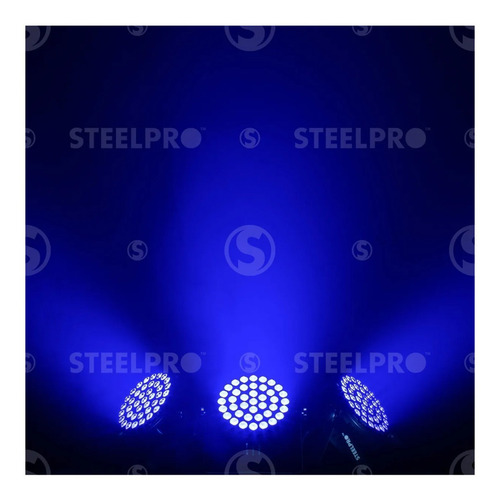 Imagen 9 de 9 de Steelpro - Cañon Par Led 40 X 3 Watts - Rgb 3 En 1 - 403-mpr