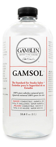 Gamsol Trementina Para Oleo Sin Olor 946 Ml Color del óleo Transparente