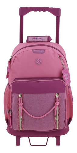 Mochila Grande Con Ruedas Fabrica Chenson Hg Happy Girl Tarlait