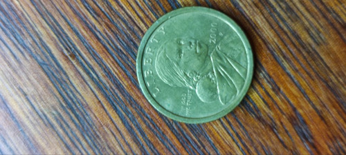 Moneda De Un Dólar  Sacagawea  Año 2000