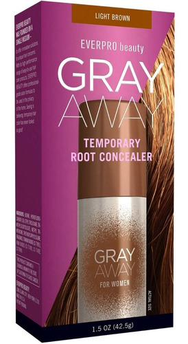 Tinte Retocador Raiz Cana Gray Away Temporal Light Brow Cafe