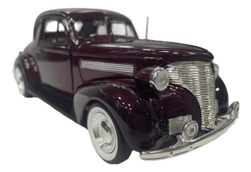 Chevrolet Coupe 1939, Escala 1:24, 19cms Largo, Metálico 