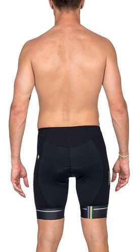 Imagem 3 de 4 de Bermuda Woom Masculina Ciclismo Supreme Preta E Branca 20
