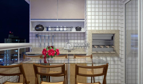 Imagem 5 de 16 de Apartamento Com 2 Suítes Na Guilhermina, Em Praia Grande - Ap2505