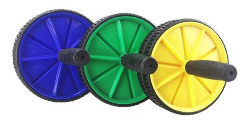 Imagen 2 de 7 de Rueda Ejercicios Abdominales + Mini Mats Colchoneta / Lhua