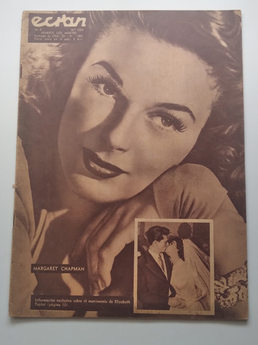 Revista Ecran N° 1009 23 Mayo De 1950 Margaret Chapman. J