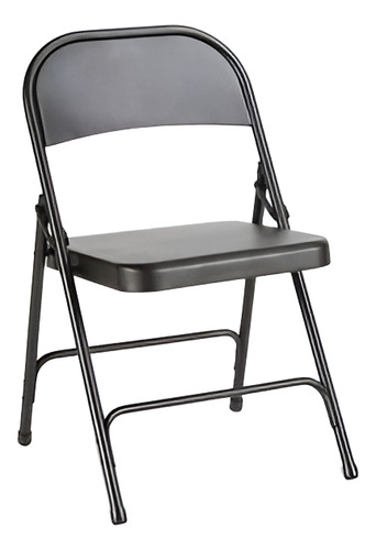 Silla Maxchief Plegable Metalica Color Gris 3pz