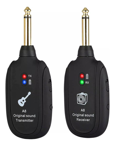Receptor, Transmisor, Cable, Guitarra, Bajo