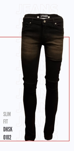 Jeans De Caballero Corte Skinny Fit Ref: Dhsk- 0102