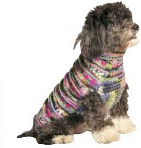 Chilly Perro Color Morado Woodstock Sueter De Perro, Xx-sma