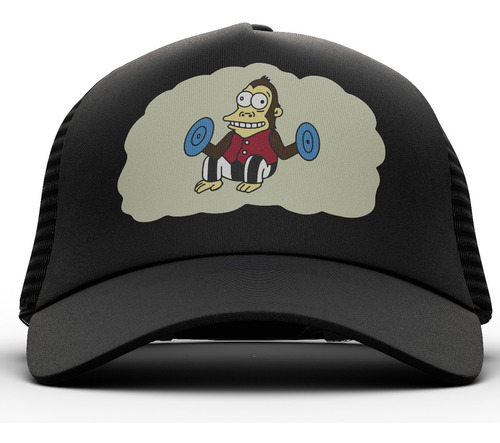 Gorra Trucker Homero Simpsons - Mono Con Platillos