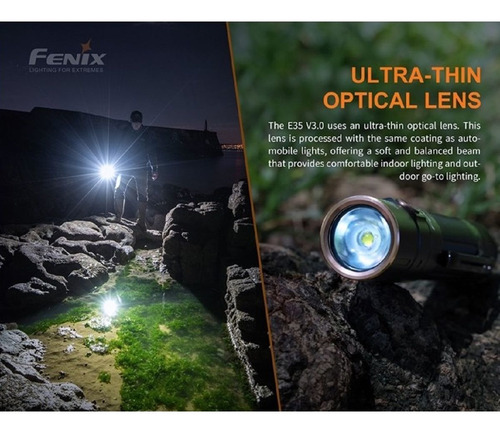 Imagen 3 de 7 de Linterna De Mano Fenix E35 V3.0 3000 Lumens 240 Mts Led