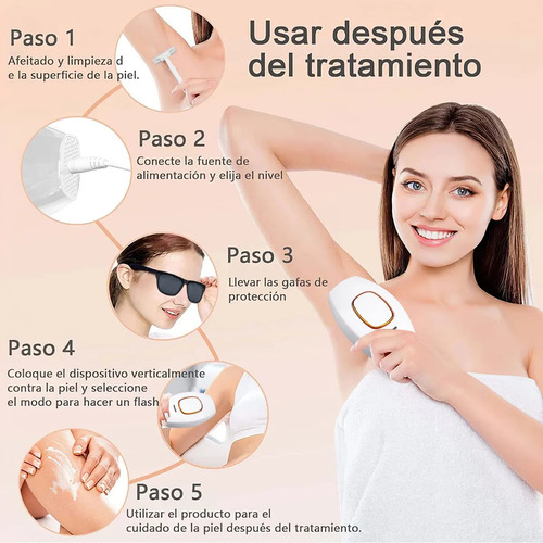 - Depilador De Luz Pulsada Ipl, Depilação A Laser Com Flash