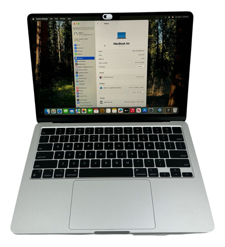 Macbook Air 13,6'' Chip Apple M2 2022, 8gb Ram, 256gb Space Gray (Usado)