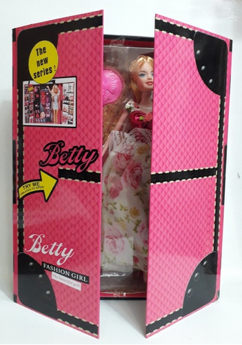 Muñeca Betty Fashion Tipo Barbie Juguete 