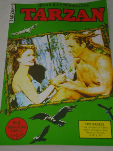 Tarzan 8 De 1952 Ebal Lex Barker Na Capa Leia Tudo Grátis