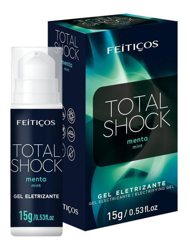 Gel Massagem Eletrizante Airless Total Shock Menta 15g