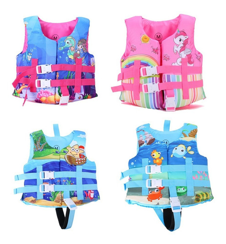 Imagen 2 de 3 de Chaleco Salvavidas Para Niños Varios Diseños Niños Y Niñas